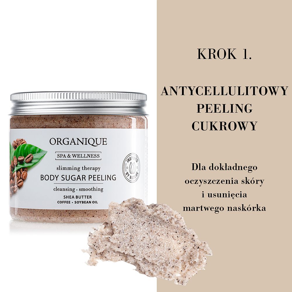 cukrowy peeling do ciała o zapachu kawy